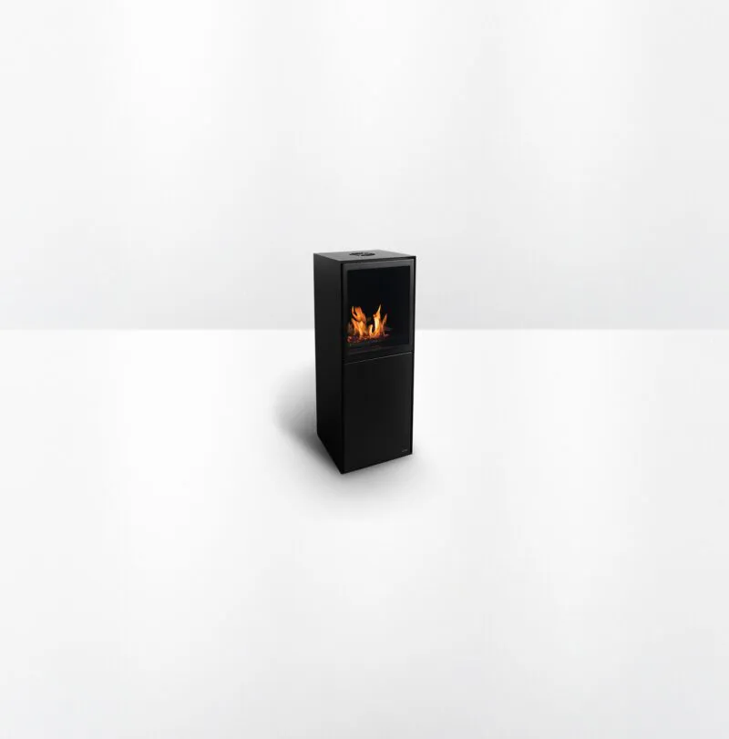 free standing ethanol fireplace Scandi