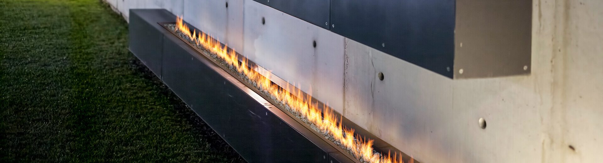 Galio outdoor gas fireplace burner