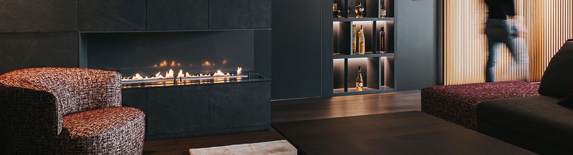 fla3 luxury long modern fireplace