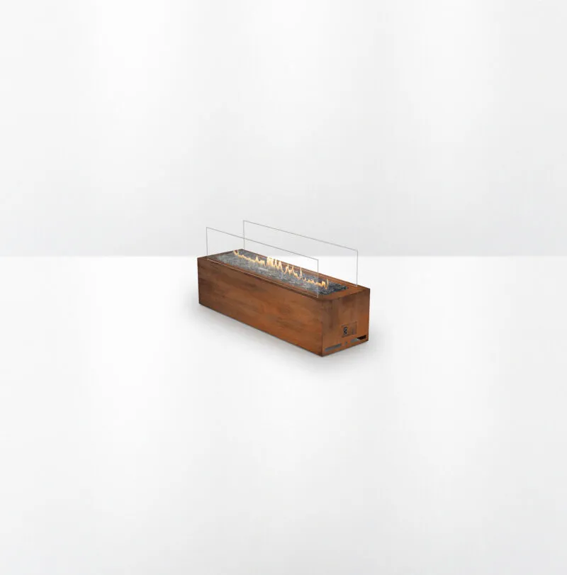 gas fireplaces Galio Corten