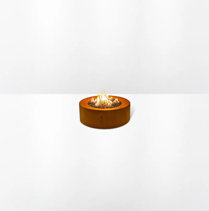 gas fireplaces Galio Corten