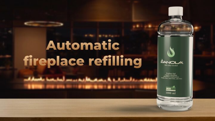 bioethanol burner insert - refilling